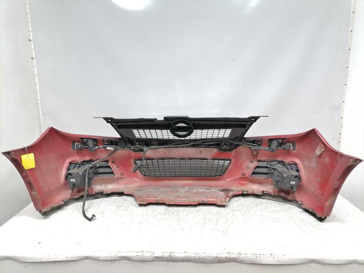 Opel Vectra C Bj.2006 original Sto&szlig;stange Stossf&auml;nger vorn Z50C Granatapfelrot Facelift Bj.2006